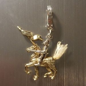 Juicy couture knight in shining armor horse charm